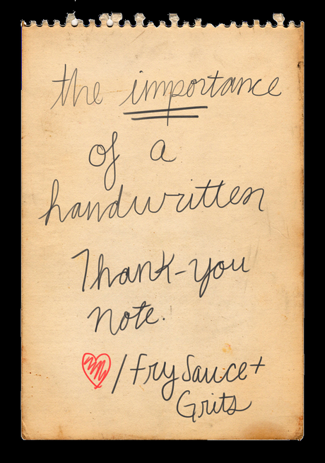 Be. YOU. tiful Link Party #29 thank you note