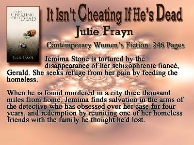 IT ISN'T CHEATING IF HE'S DEAD BY JULIE FRAYN- A BOOK REVIEW