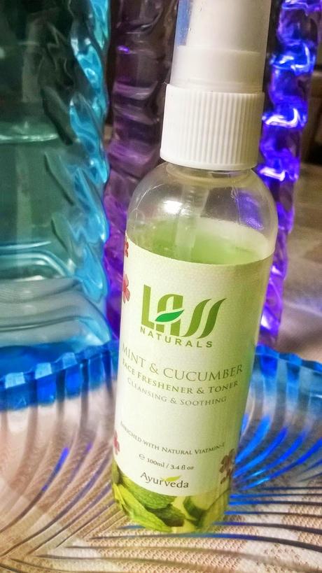 Lass Naturals Mint & Cucumber Face Freshener & Toner Review