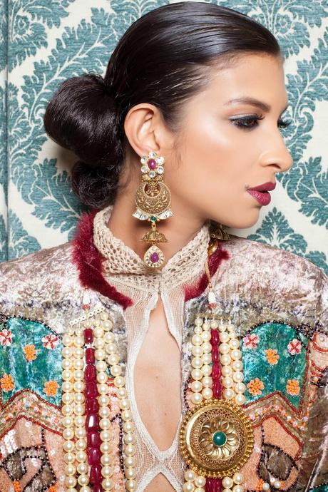 MAC Cosmetics for Rina Dhaka and Anju Modi at Shree Raj Mahal Jewellers India Couture Week 2014 - Get the look!