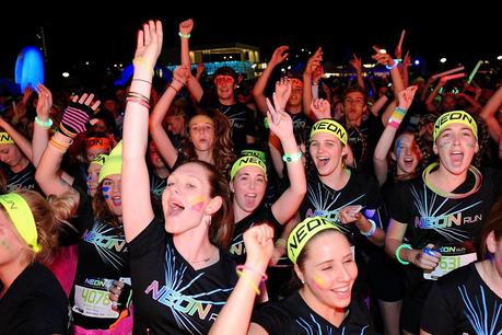 #LightUpTheNight with Neon Run