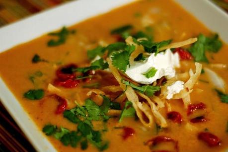 How to make Vegetarian Tortilla Soup - Vegetarian