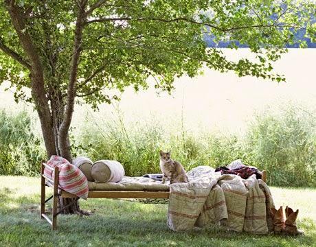 inspiration board | summertime outdoor napping
