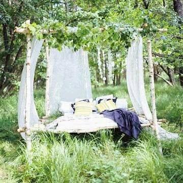 inspiration board | summertime outdoor napping
