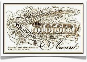 Very inspiring blogger award