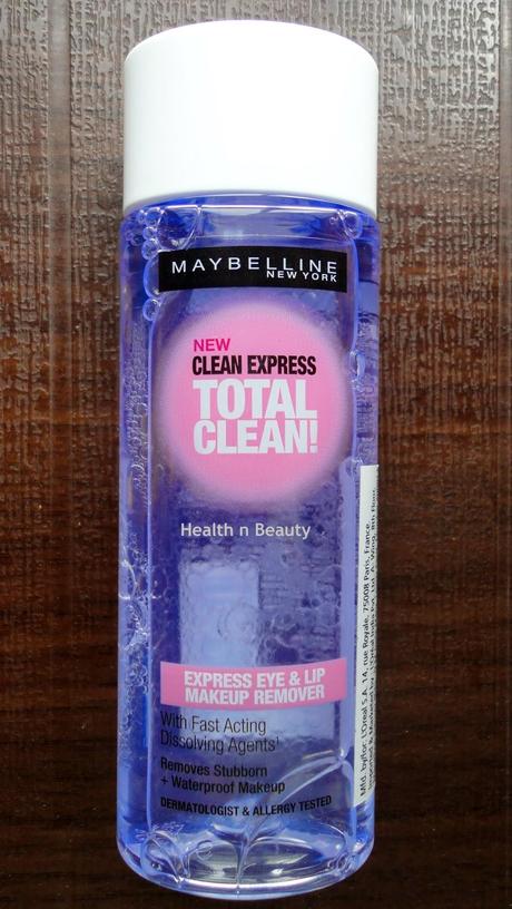 Maybelline Clean Express Eye & Lip Makeup Remover