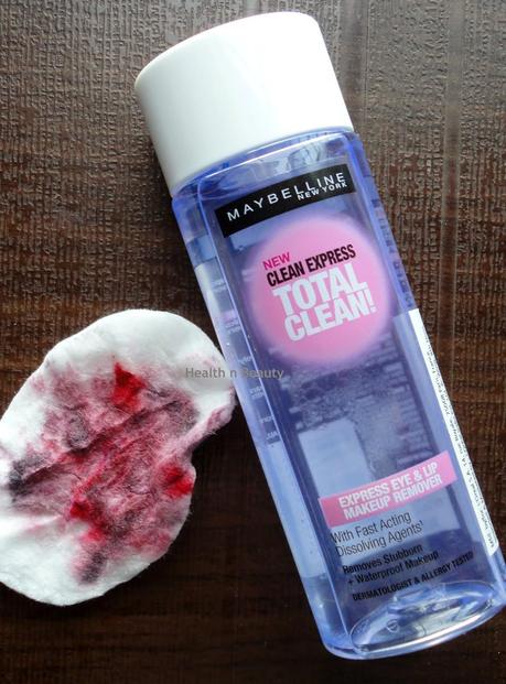 Maybelline Clean Express Eye & Lip Makeup Remover