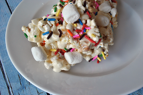 Marshmallow Popcorn Bars