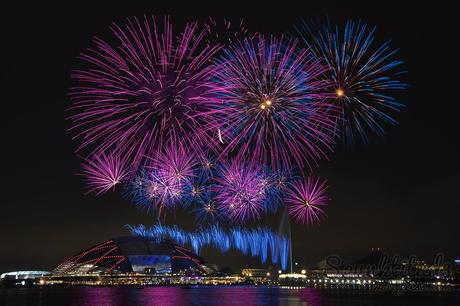 Singapore Sports Hub Opening Fireworks