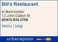 Bill's Restaurant on Urbanspoon