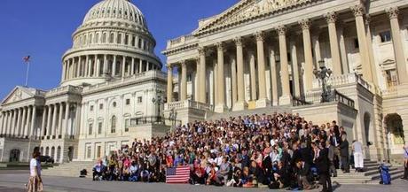 Volunteers Advocate for Cutting Greenhouse Gases and Creating Jobs