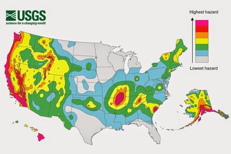 New Insight on the Nation’s Earthquake Hazards (USGS map is updated & released)