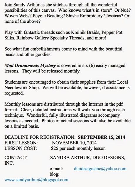 New Online Mystery Class with Sandy Arthur-- Mod Ornaments!