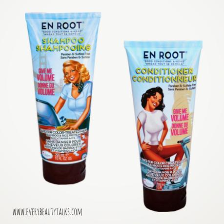 En Root to Hair Heaven - The Balm's En Root Give Me Volume Shampoo and Conditioner