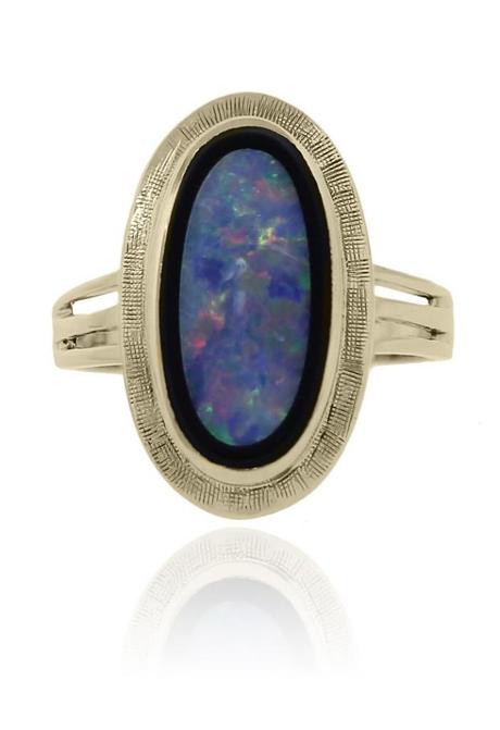 Opal Doublet Ring