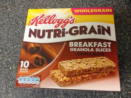 Today's Review: Kellogg's Nutri-Grain Cinammon Breakfast Granola Slices