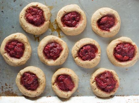 Strawberry Thumbprint Cookies - Anecdotes and Apple Cores