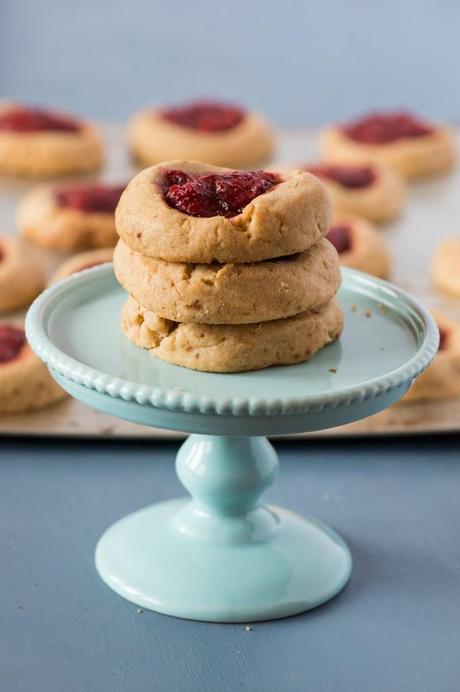 Strawberry Thumbprint Cookies - Anecdotes and Apple Cores