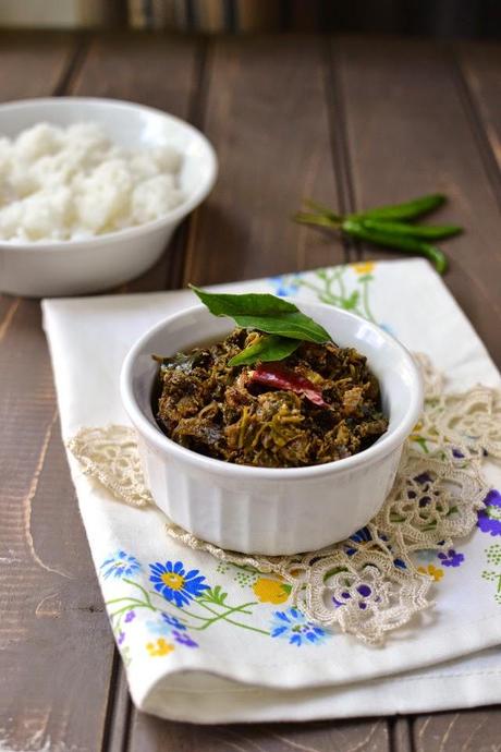 Thotakura Thelagapindi Kura (Amaranth Greens-Sesame Curry)