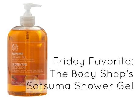 body shop satsuma shower gel