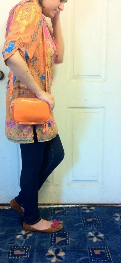OOTD: Pop of Orange