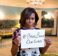 Michelle Obama bring back our girls