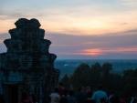 Sunset viewed from Phnom Bakheng hill