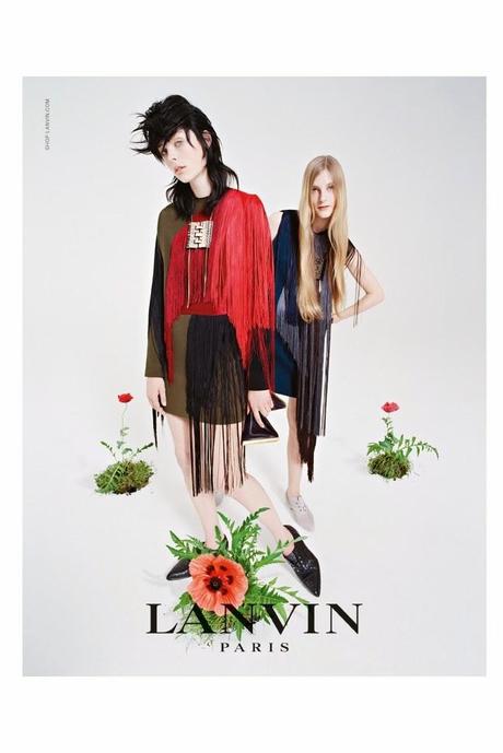 EDIE CAMPBELL & HER FAMILY FRONT LANVIN’S FALL 2014 CAMPAIGN