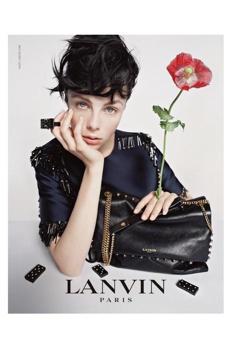 EDIE CAMPBELL & HER FAMILY FRONT LANVIN’S FALL 2014 CAMPAIGN