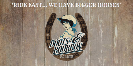 Boots and Bourbon Saloon Banner