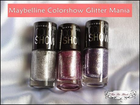 Maybelline Color Show Glitter Mania Nail Colors - Swatches and Review