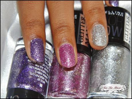 Maybelline Color Show Glitter Mania Nail Colors - Swatches and Review Maybelline Color Show Glitter Mania Nail Colors - Swatches and Review