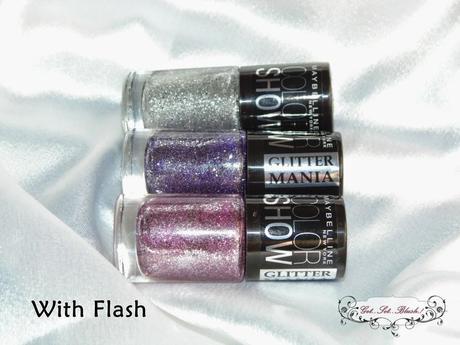 Maybelline Color Show Glitter Mania Nail Colors - Swatches and Review