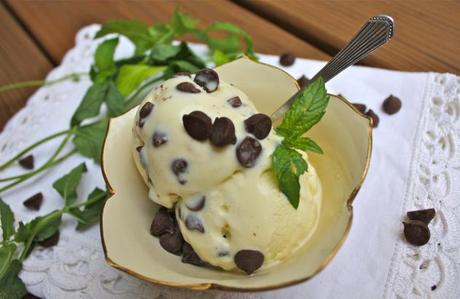 Fresh Mint Ice Cream 