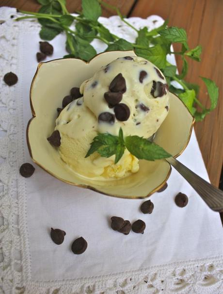 Fresh Mint Ice Cream 