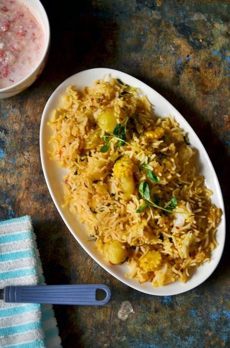 Aloo methi pulao recipe | how to make pulao with potato and methi leaves