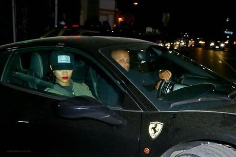 Rihanna Leaving The Studio