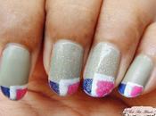 Shades Grey With Twist Nails