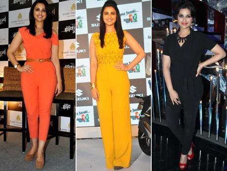 Bollywood Actress in Jumpsuits Parineeti Chopra in Jumpsuit