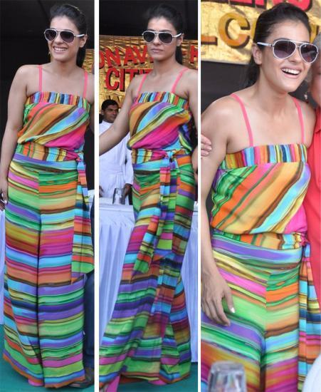Bollywood Actress in Jumpsuits Kajol in Jumpsuit