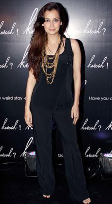 Bollywood Actress in Jumpsuits Diya Mirza in Jumpsuit