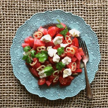 watermelon salad_FeedMeDearly