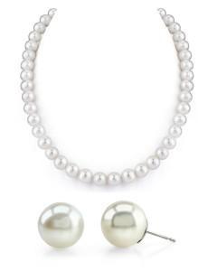 large pearl necklace earrings 240x300 mens fashion 