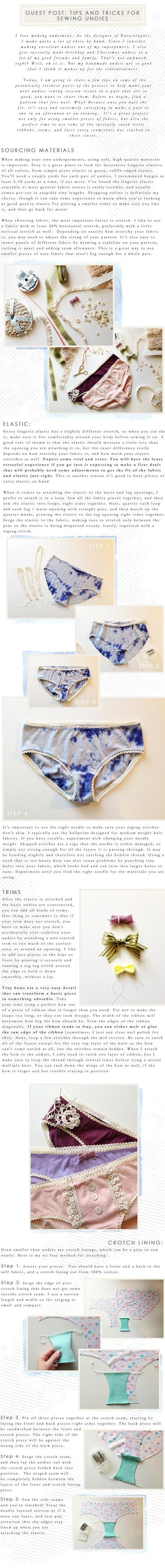 katastrophic 02 Guest Post: Tips and Tricks for Sewing Undies