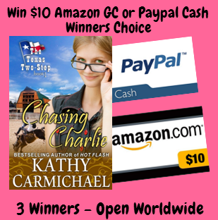 CHASING CHARLIE BY KATHY CARMICHAEL REVIEW+GIVEAWAY