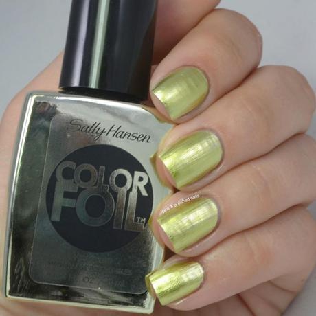 Sally Hansen Color Foil partial swatches Sally Hansen Color Foil partial swatches