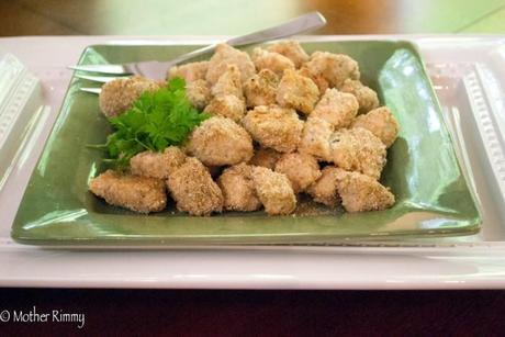 Chicken Tenders with Broccoli Salad