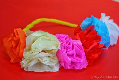 Creativity 521 #50 - Rainbow flower crowns