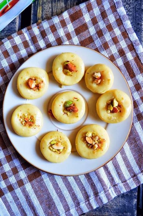 Easy milk peda/dhoodh peda/paal peda recipe | How to make milk peda with condensed milk -Easy method