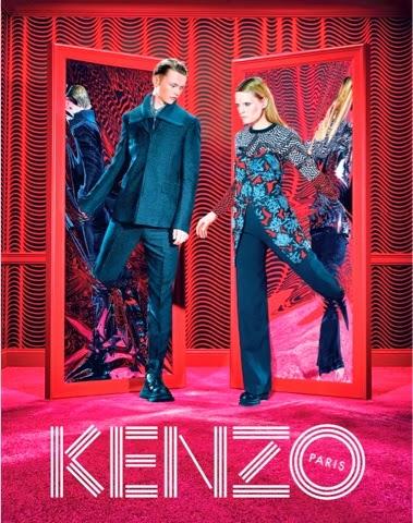 GUINEVERE VAN SEENUS AND ROBBIE MCKINNON FOR KENZO’S FALL 2014 ADSRELEASED